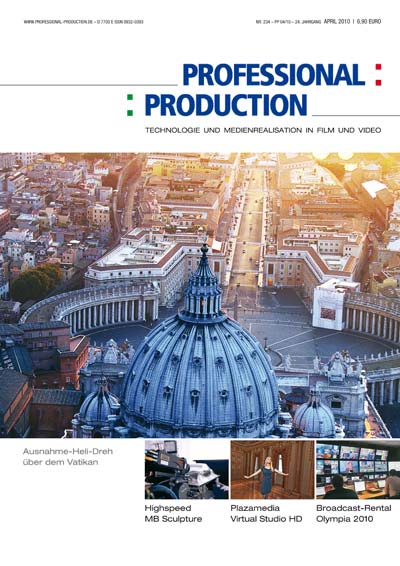 PROFESSIONAL PRODUCTION magazine side cover April 2010