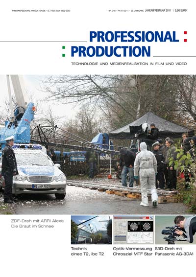 PROFESSIONAL PRODUCTION magazine side cover January/February 2011
