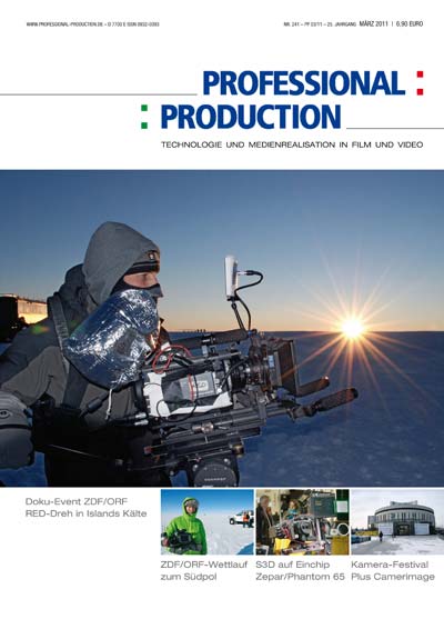 PROFESSIONAL PRODUCTION magazine side cover March 2011