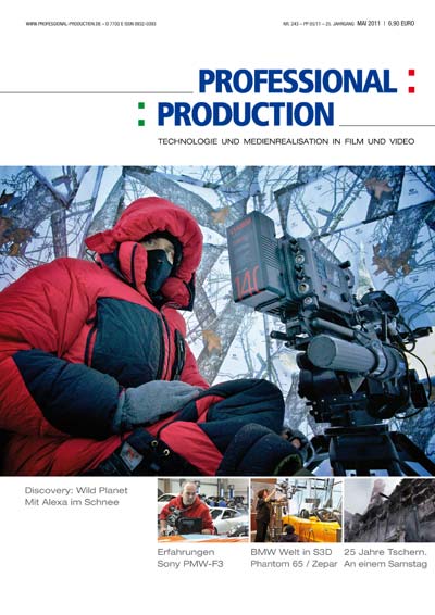 PROFESSIONAL PRODUCTION magazine side cover May 2011