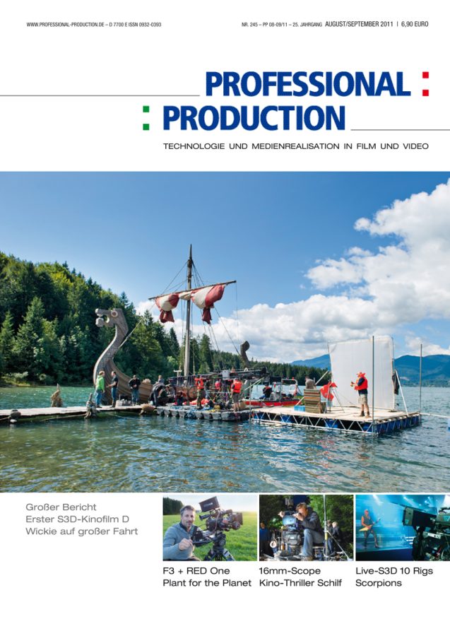 PROFESSIONAL PRODUCTION magazine side cover August/September 2011