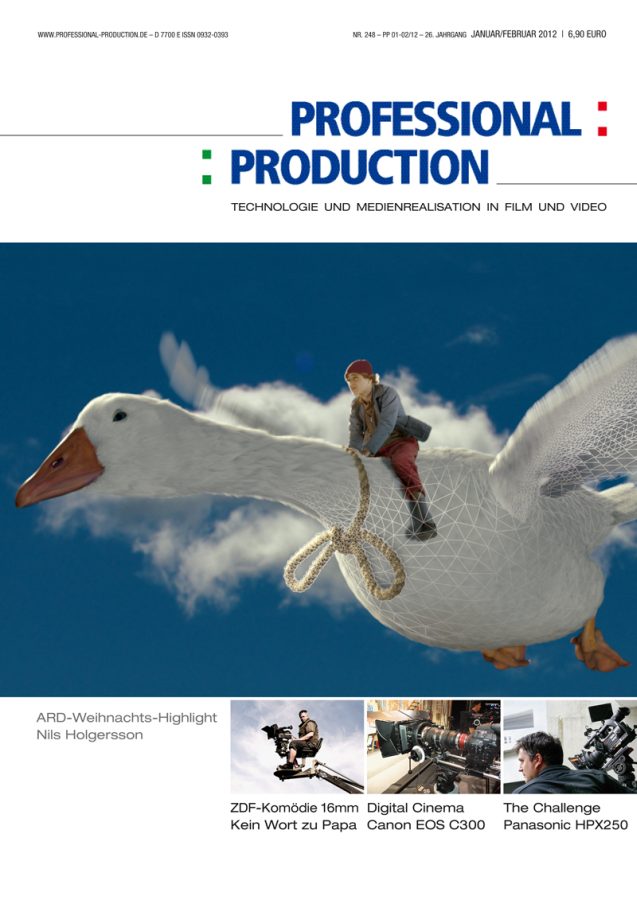 PROFESSIONAL PRODUCTION magazine side cover January/February 2012