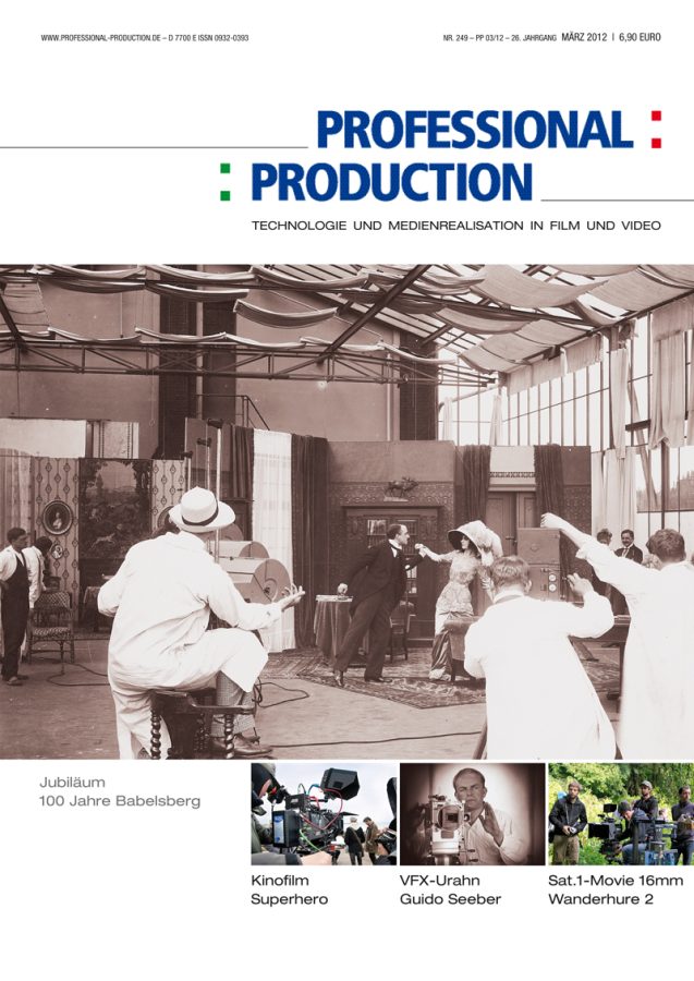 PROFESSIONAL PRODUCTION magazine side cover March 2012