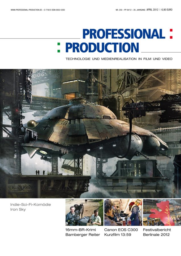 PROFESSIONAL PRODUCTION magazine side cover April 2012