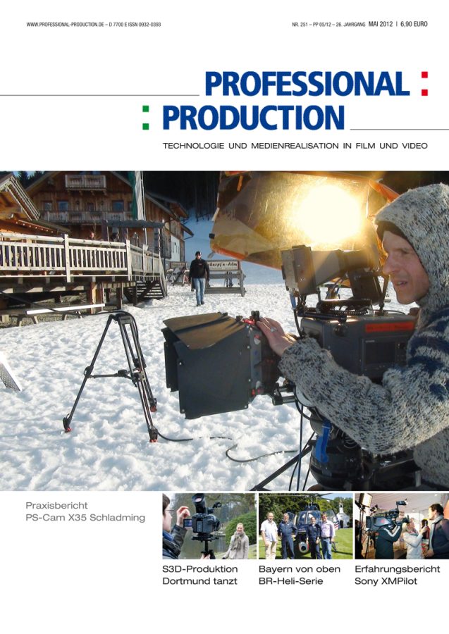 PROFESSIONAL PRODUCTION magazine side cover May 2012
