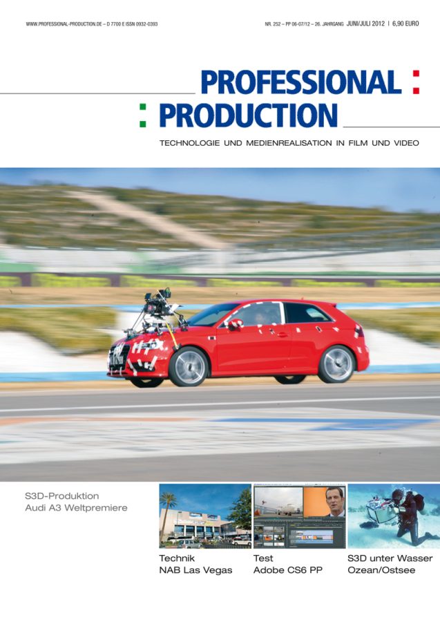 PROFESSIONAL PRODUCTION magazine side cover June/July 2012