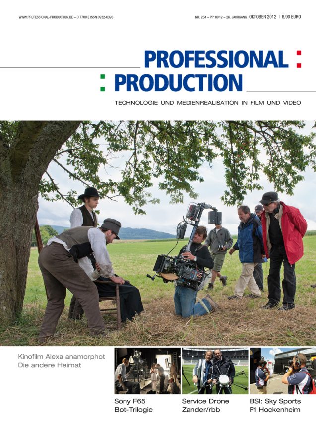 PROFESSIONAL PRODUCTION magazine side cover October 2012