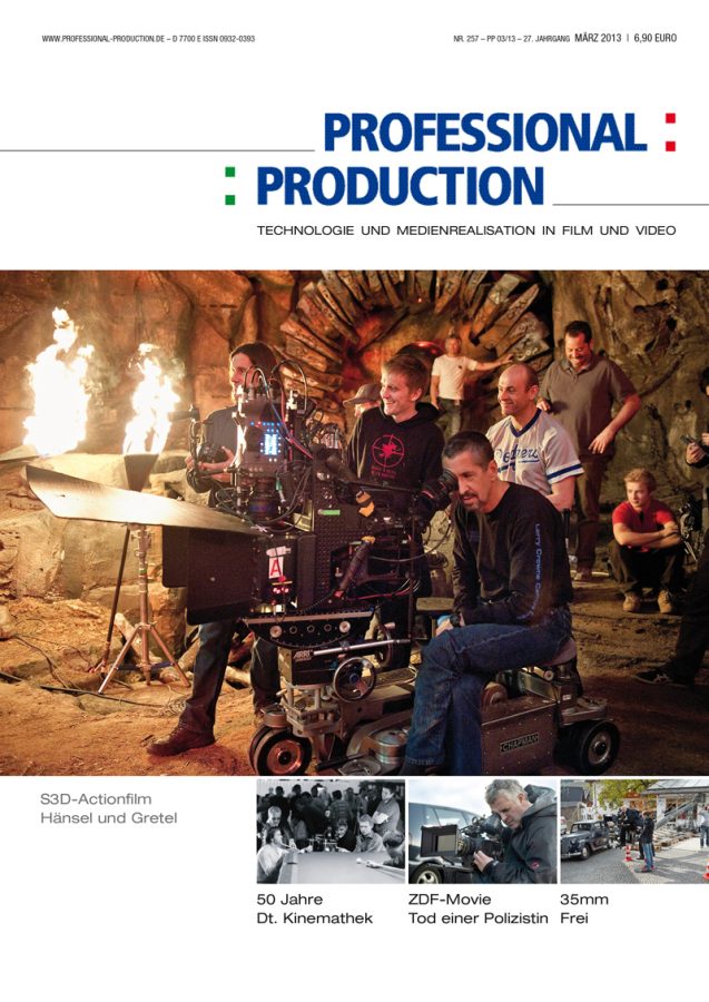 PROFESSIONAL PRODUCTION magazine side cover March 2013