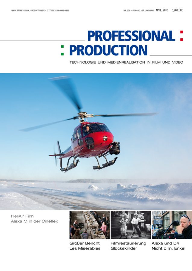 PROFESSIONAL PRODUCTION magazine side cover April 2013