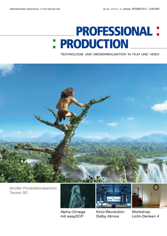 PROFESSIONAL PRODUCTION magazine side cover October 2013