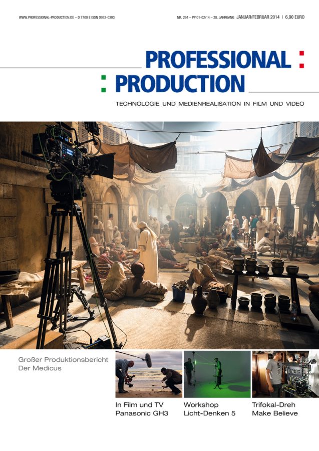 PROFESSIONAL PRODUCTION magazine side cover January/February 2014
