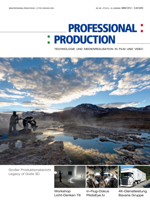 PROFESSIONAL PRODUCTION magazine side cover March 2014