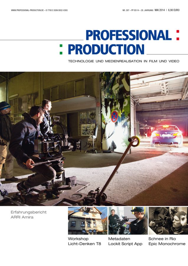 PROFESSIONAL PRODUCTION magazine side cover May 2014