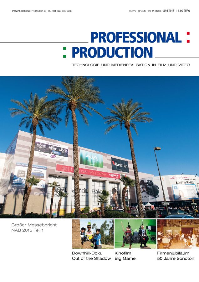 PROFESSIONAL PRODUCTION magazine side cover Issue 276 June 2015