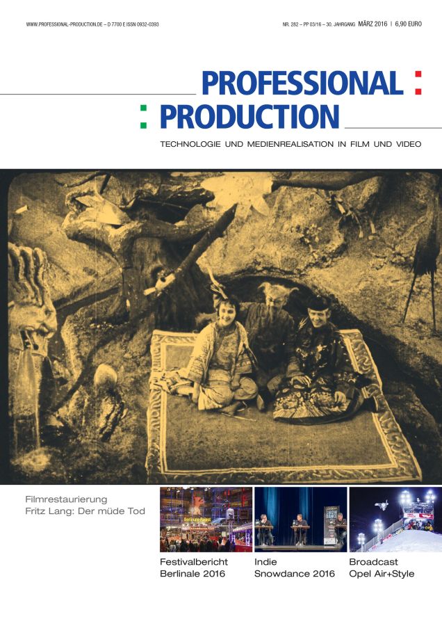 PROFESSIONAL PRODUCTION magazine side cover Issue 282 March 2016
