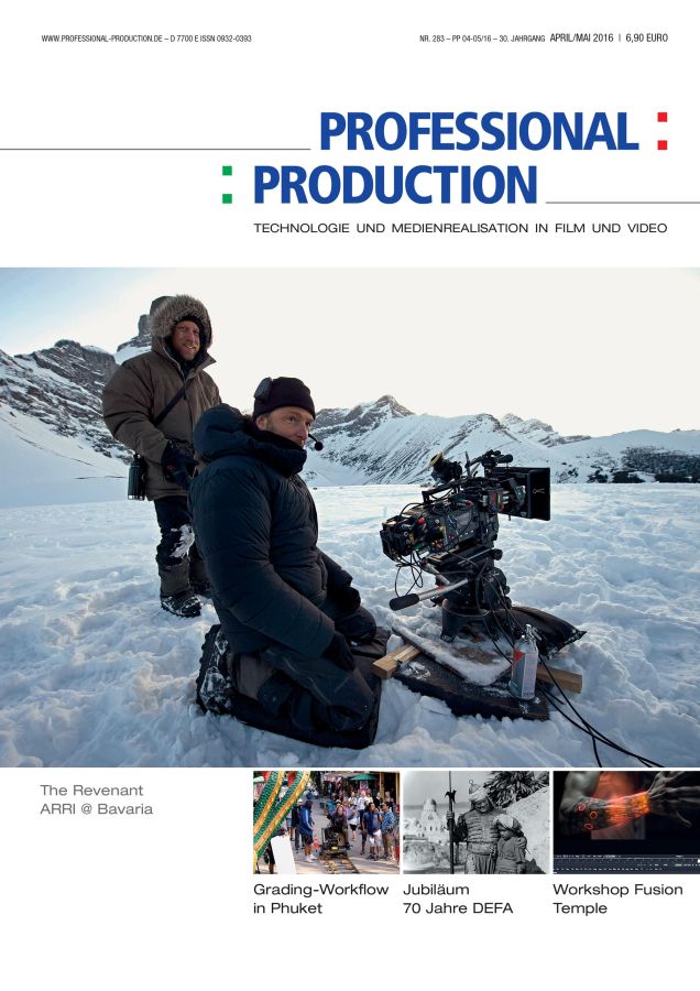 PROFESSIONAL PRODUCTION magazine side cover Issue 283 April/May 2016