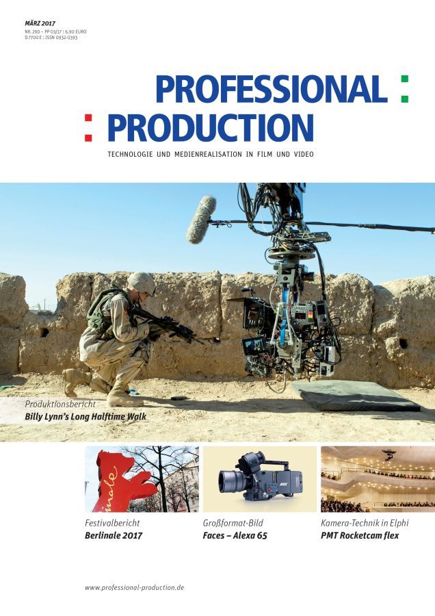 PROFESSIONAL PRODUCTION magazine side cover Issue 290 March 2017