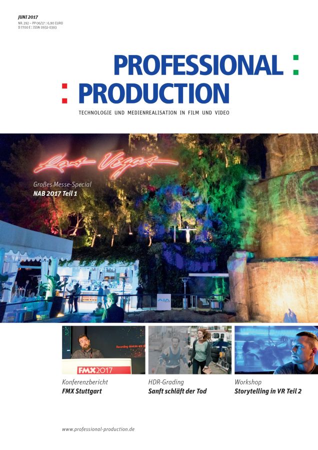 PROFESSIONAL PRODUCTION magazine side cover Issue 292 June 2017