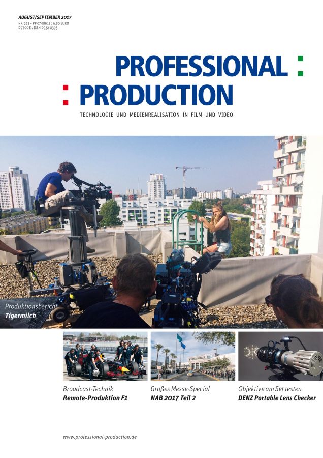 PROFESSIONAL PRODUCTION magazine side cover Issue 293 August/September 2017