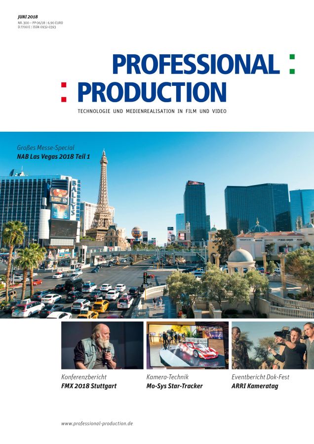 PROFESSIONAL PRODUCTION magazine side cover Issue 300  June 2018