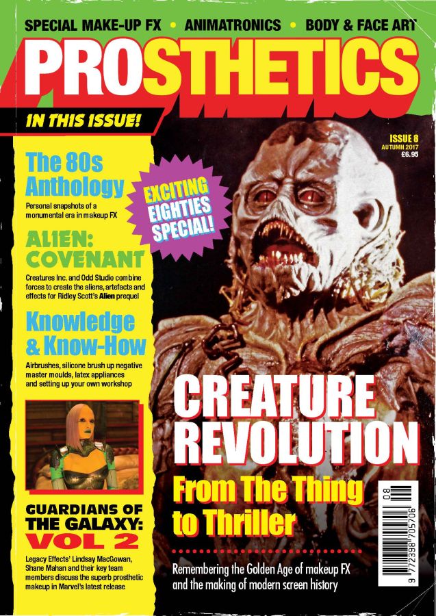 PROSTHETICS magazine side cover Issue 8 Autumn 2017