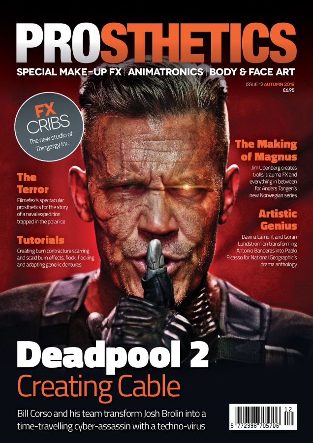 PROSTHETICS magazine side cover Issue 12 Autumn 2018