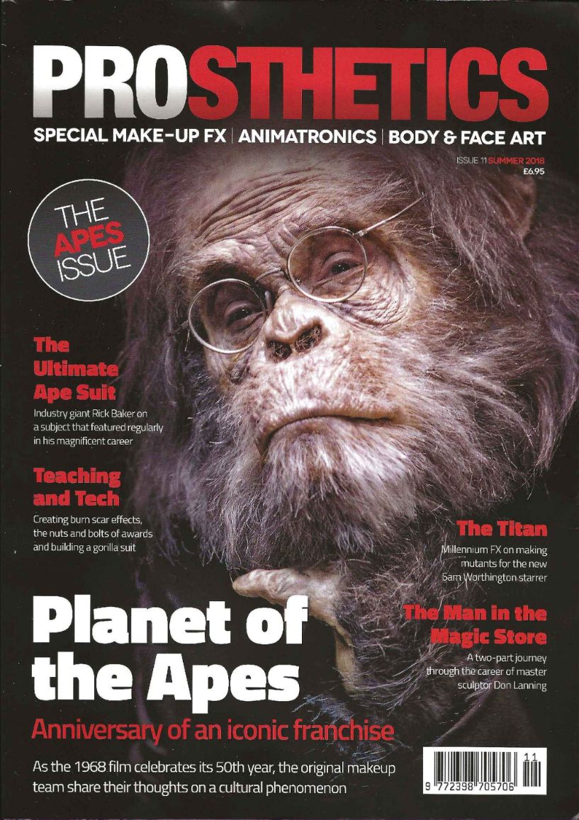 PROSTHETICS magazine side cover Issue 11 Summer 2018