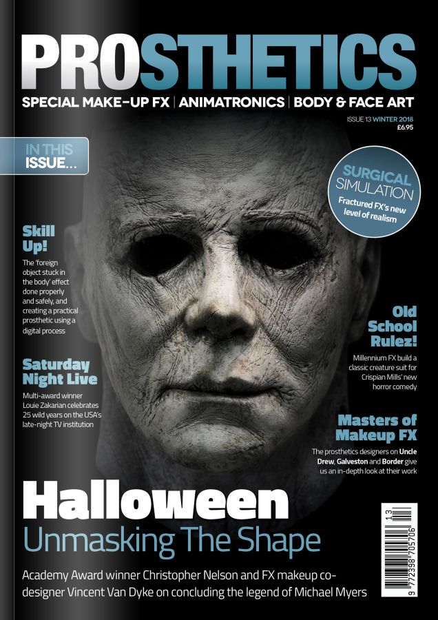 PROSTHETICS magazine side cover Issue 13 Winter 2018