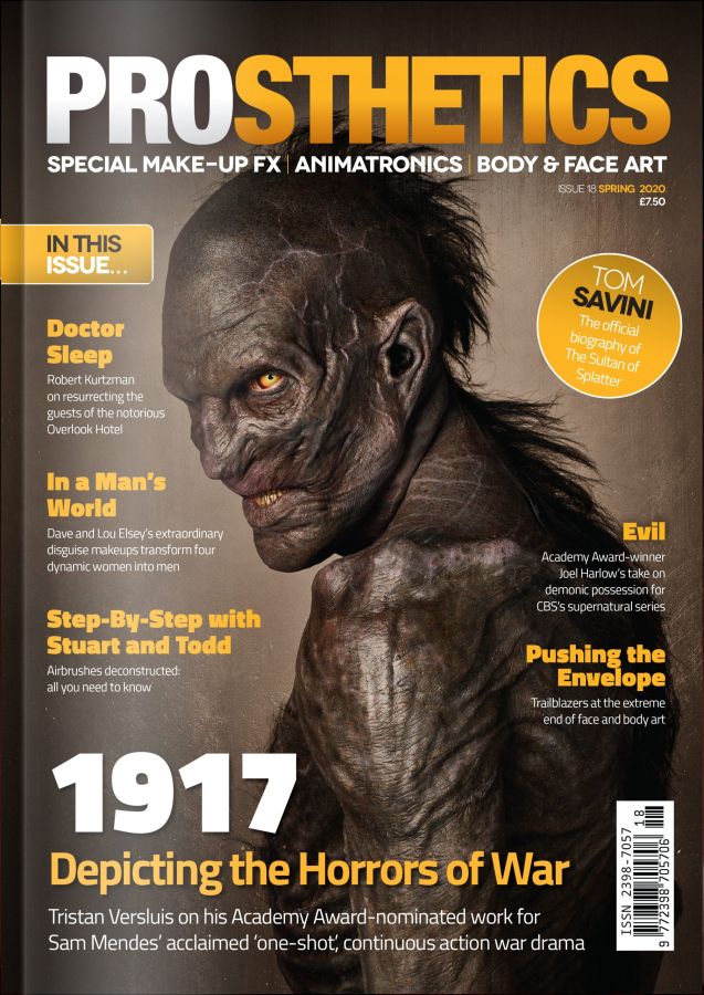 PROSTHETICS magazine side cover Issue 18 Spring 2020