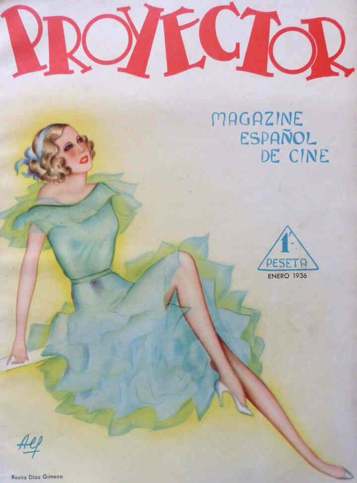 PROYECTOR magazine side cover January 1936
