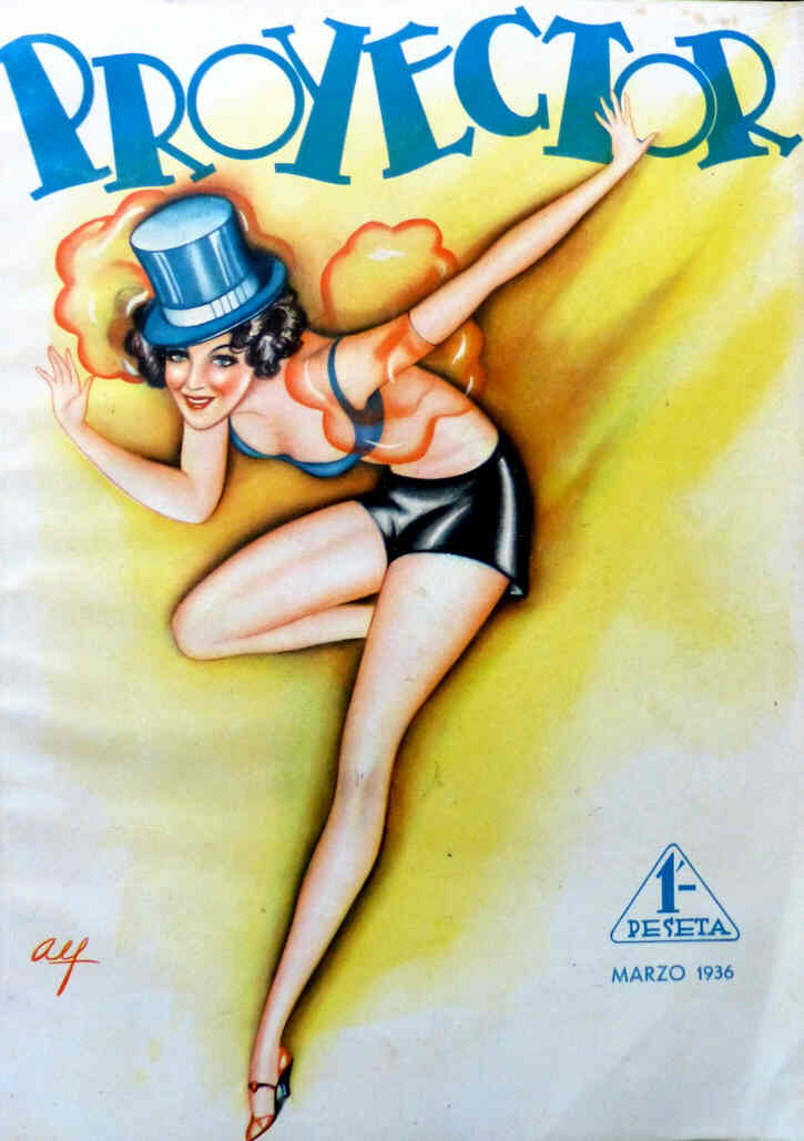 PROYECTOR magazine side cover March 1936