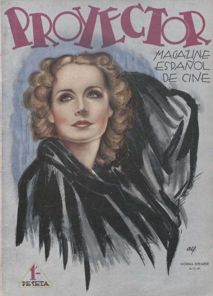 PROYECTOR magazine side cover October 1936