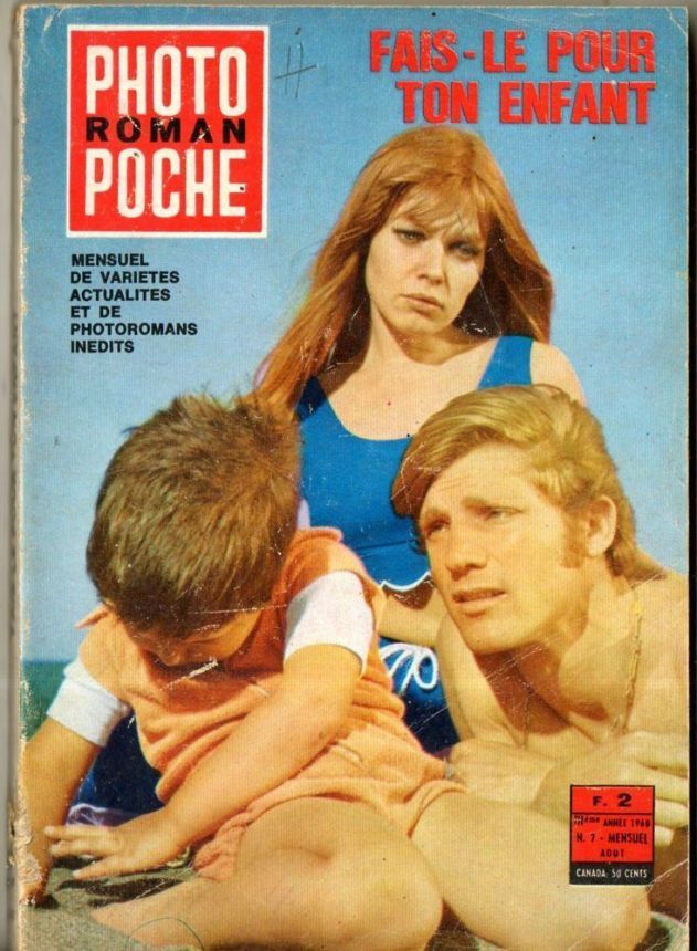 PHOTO ROMAN POCHE magazine side cover Issue 7  August 1968