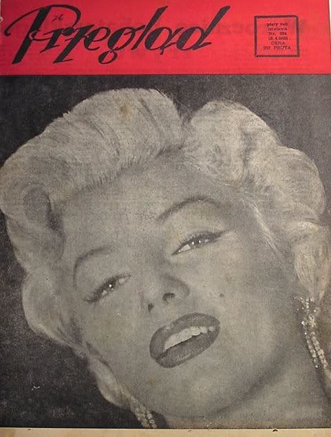 PRZEGLAD magazine side cover  1955