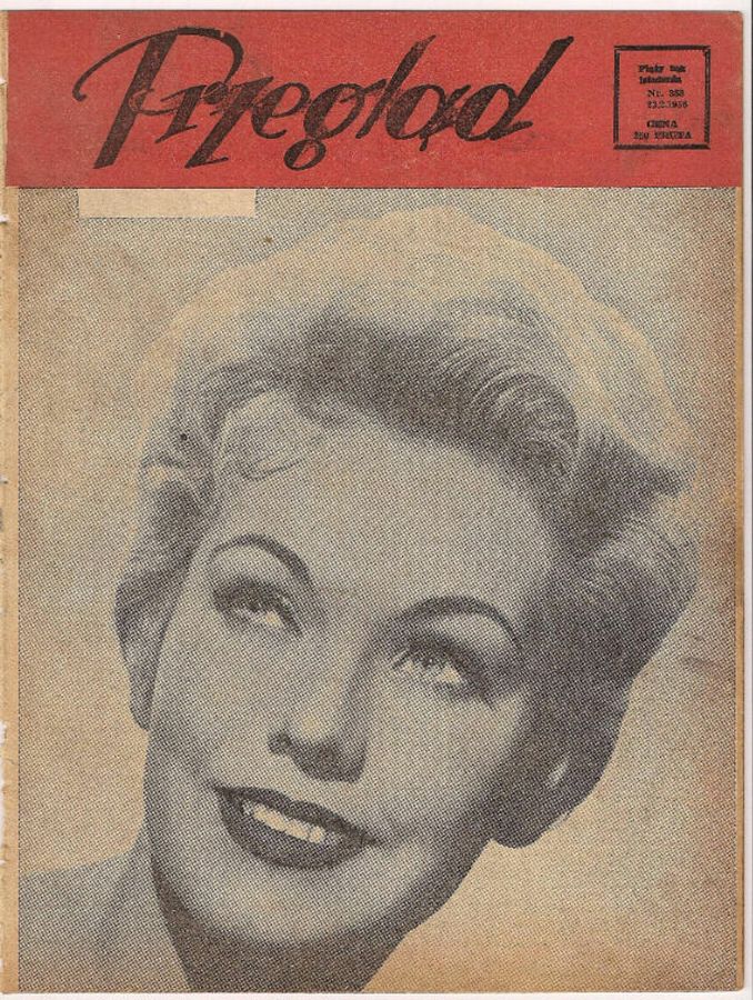 PRZEGLAD magazine side cover 23 February 1956