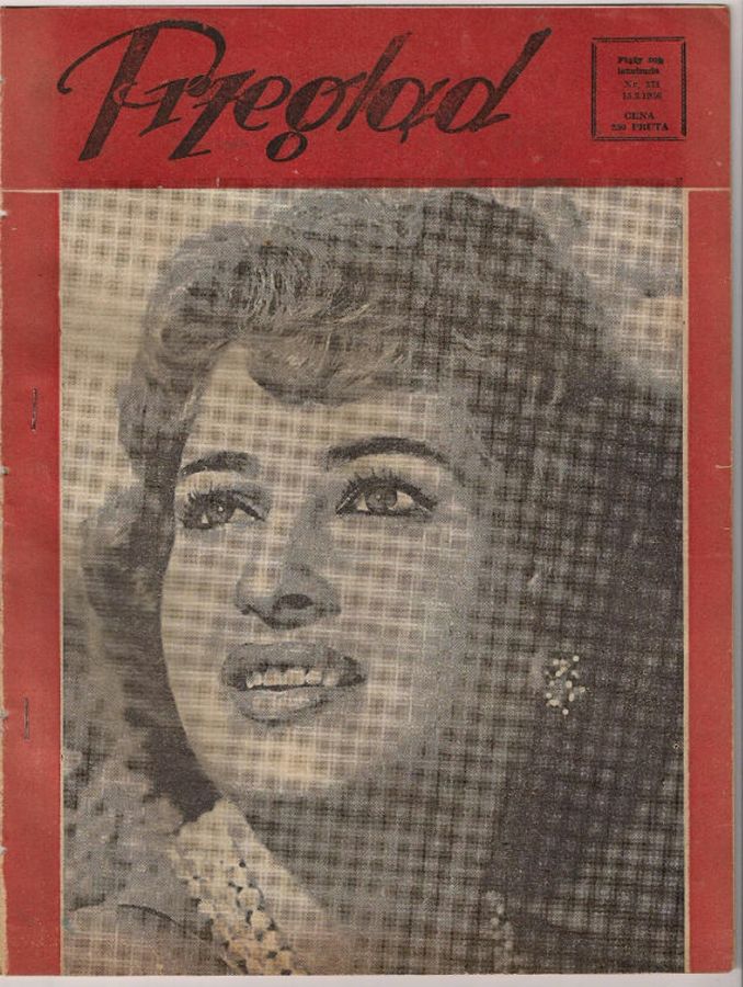 PRZEGLAD magazine side cover 15 March 1956