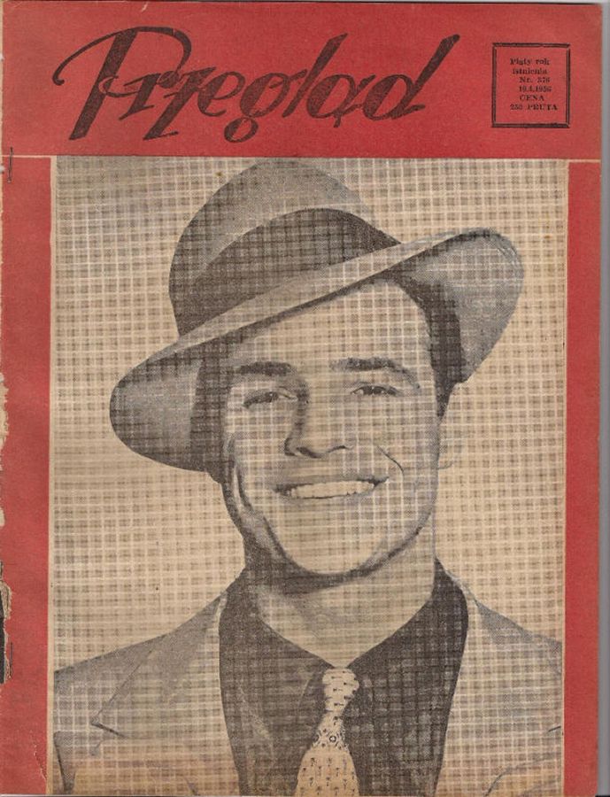PRZEGLAD magazine side cover 10 April 1956