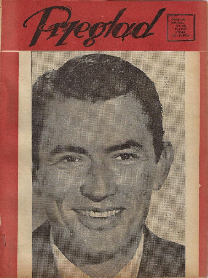 PRZEGLAD magazine side cover 12 July 1956