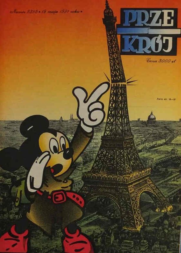PRZE KROJ magazine side cover Issue 2395 19 May 1991