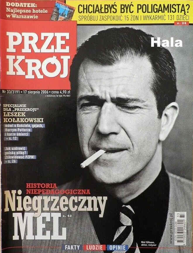 PRZE KROJ magazine side cover Issue 3191 17 August 2006