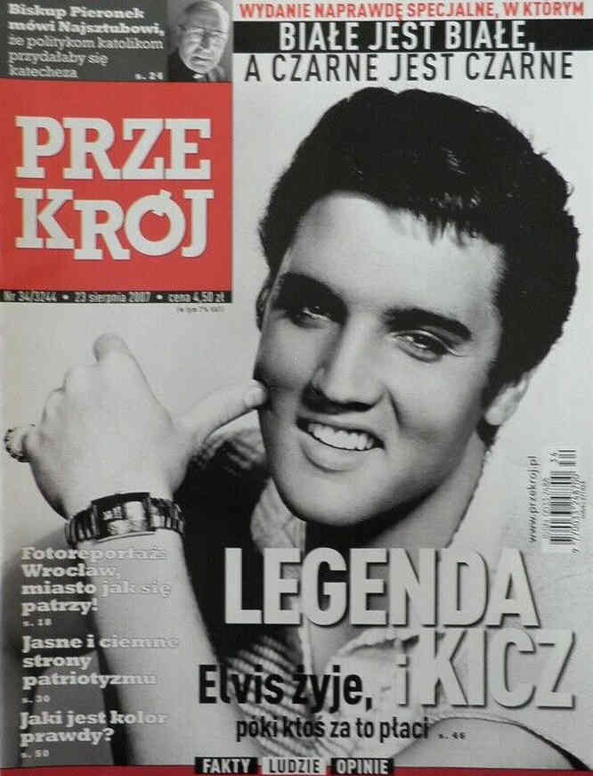 PRZE KROJ magazine side cover Issue 3244 23 September 2007