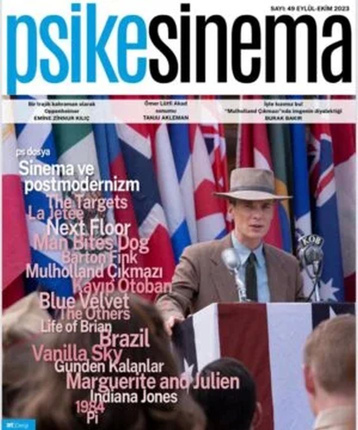 PSIKESINEMA magazine side cover Issue 49  September/October 2023
