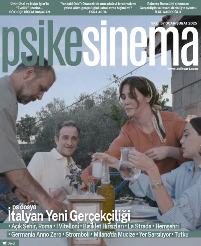 PSIKESINEMA magazine side cover Issue 57  January/February 2025