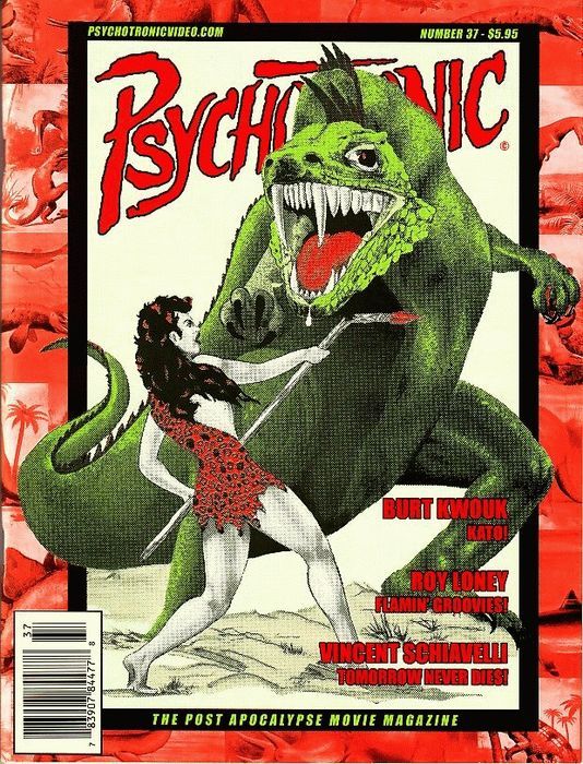 PSYCHOTRONIC VIDEO magazine side cover Issue 37  Vol 1 # 37  2002