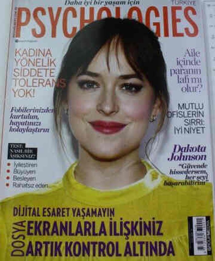 PSYCHOLOGIES TURKEY magazine side cover Issue 11   2018