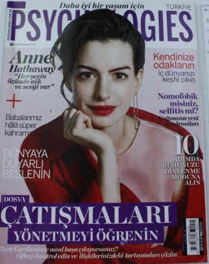 PSYCHOLOGIES TURKEY magazine side cover Issue 6   2018