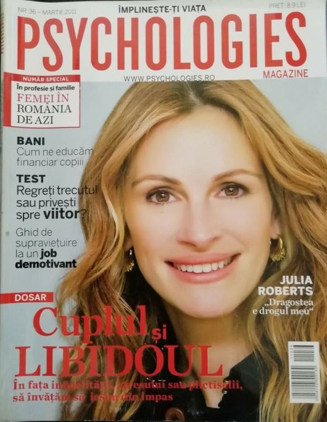 PSYCHOLOGIES magazine side cover Issue 36  March 2011