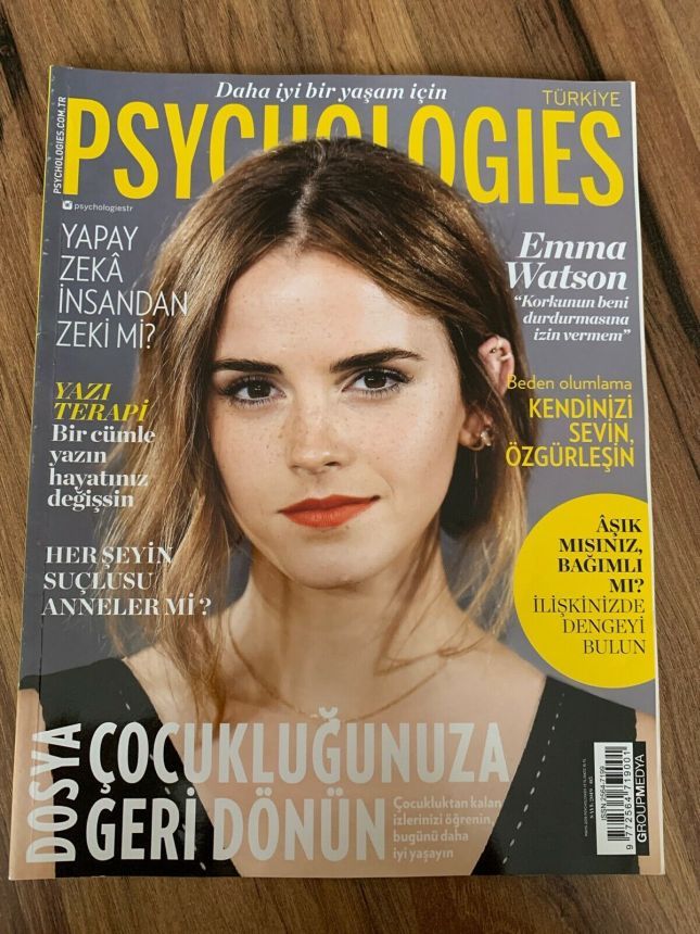 PSYCHOLOGIES TURKEY magazine side cover  May 2019