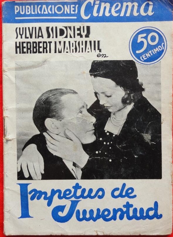 PUBLICACIONES CINEMA magazine side cover Issue 24  
