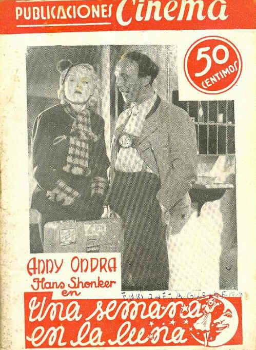 PUBLICACIONES CINEMA magazine side cover Issue 45  